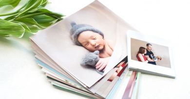 Photographs including babies and family with a bouquet 